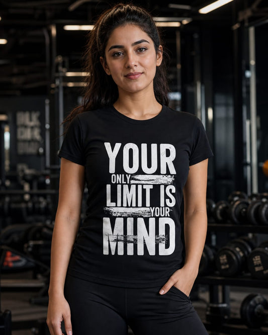 Gym wear printed T-shirt
